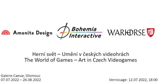 Herní svět – Umění v českých videohrách – výstava v Olomouci