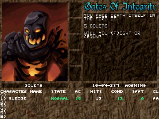 Gates Of Integrity, nové RPG pro MS-DOS