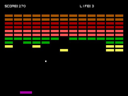 Nový port Atari Breakout pro DOS