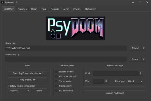 PsyDoom, port PlayStation verze Dooma pro PC