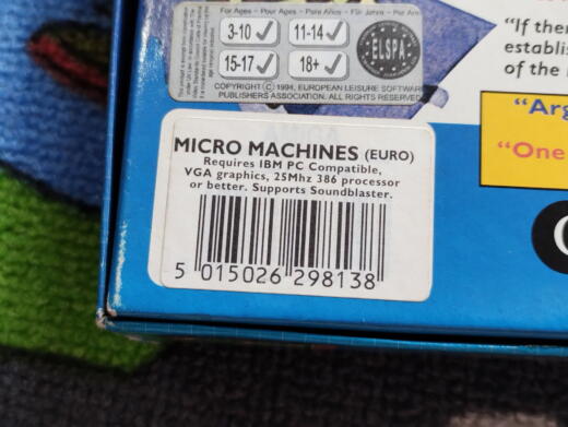 Krabice – Micro Machines