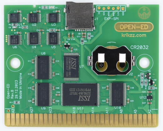 OPEN-ED, laciná univerzální cartridge pro Mega Drive