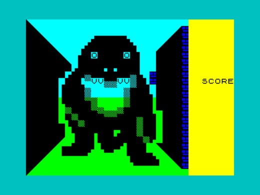 3D Monster Maze v barvě a pro ZX Spectrum