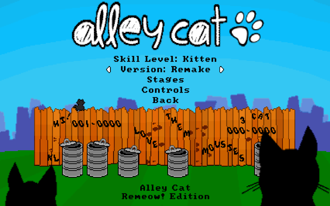 Alley cat играть онлайн