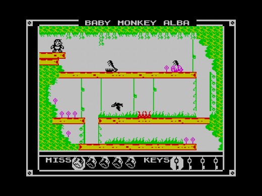 Baby Monkey Alba, nová hopsačka pro ZX Spectrum