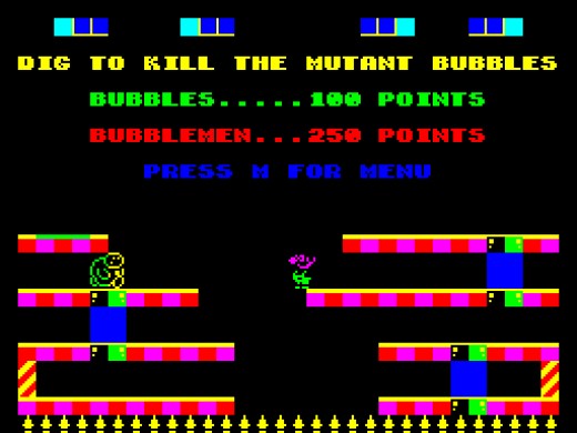 Bubble Frenzy, novinka pro ZX Spectrum