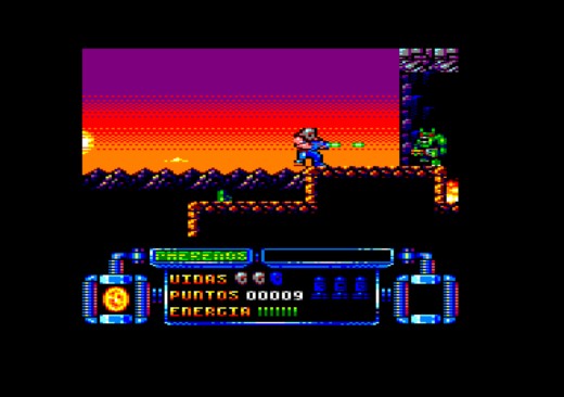 Galactic Tomb, nová akční hopsačka pro Amstrad CPC