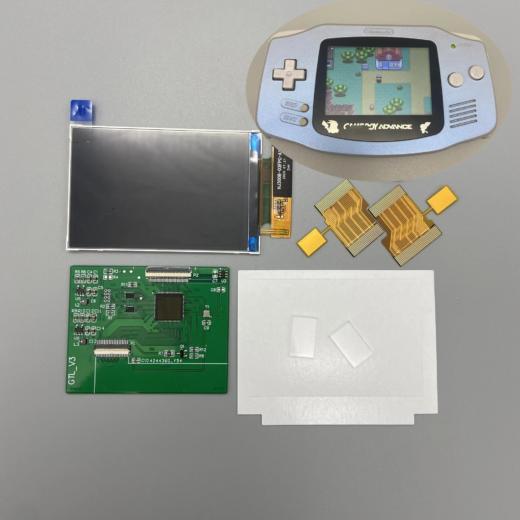 IPS podsvícená obrazovka pro váš Game Boy Advanced – bez pájení!
