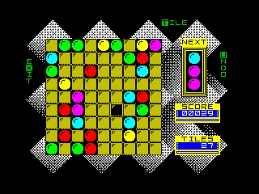 Gem Slider, logická novinka pro ZX Spectrum