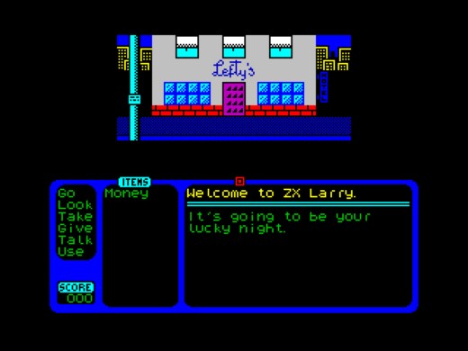 ZX Larry, remake Leisure Suit Larry pro ZX Spectrum