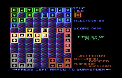 Master of Tiles, nové puzzle pro Commodore 64