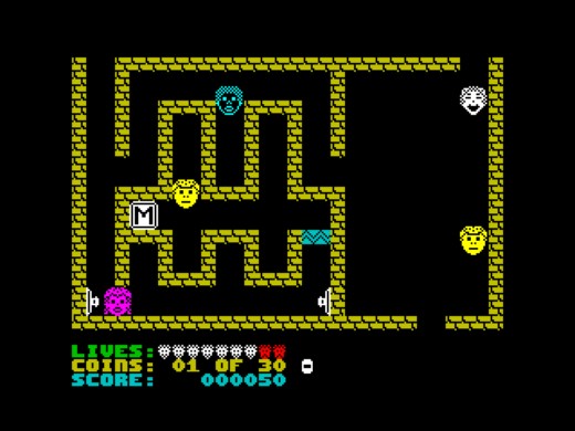 Quahappy, mysteriózní dobrodružná hra pro ZX Spectrum
