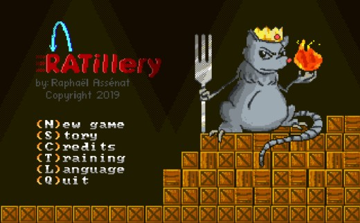 Ratillery, nová hra pro DOS na Kickstarteru