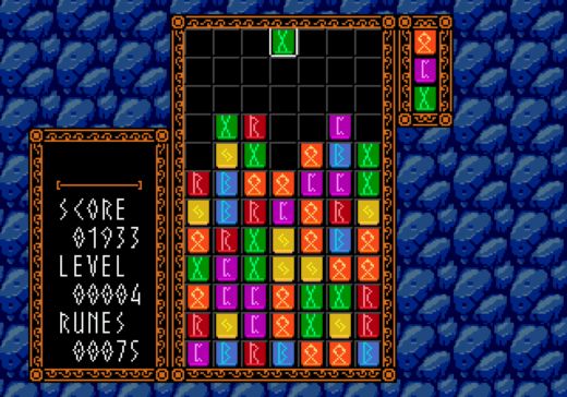Runes, variace na Columns (SEGA Mega Drive)