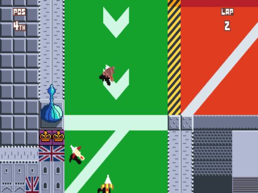 SlipSpeed, když se pod rouškou DOSu zkříží Wipeout a Micro Machines!