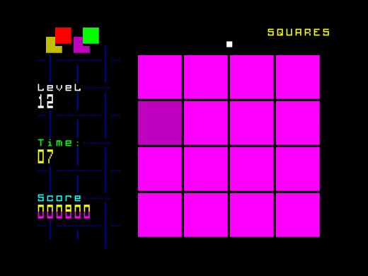 Squares, novinka pro ZX Spectrum