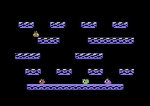 Straight Up, akce až pro 4 hráče (Commodore 64)